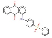 1-[[4-(<span class='lighter'>苯</span><span class='lighter'>磺</span><span class='lighter'>酰</span>基)苯基]氨基]-9,10-蒽<span class='lighter'>二</span>酮