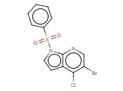5-<span class='lighter'>溴</span>-4-<span class='lighter'>氯</span>-1-(<span class='lighter'>苯</span><span class='lighter'>磺</span><span class='lighter'>酰</span>基)-1H-吡咯并[2,3-B]吡啶