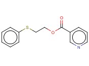 2-(PHENYLTHIO)ETHYL <span class='lighter'>NICOTINATE</span>