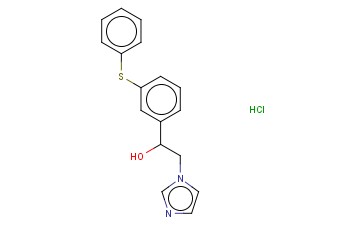 1-IMIDAZOLEETHANOL, ALPHA-(M-PHENYLTHIOPHENYL)-, MONOHYDROCHLORIDE