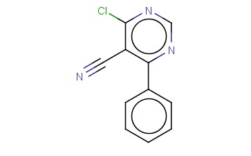 <span class='lighter'>4-CHLORO-6-PHENYLPYRIMIDINE-5-CARBONITRILE</span>