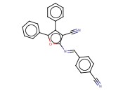 2-[(4-CYANOBENZYLIDENE)AMINO]-4,5-<span class='lighter'>DIPHENYL</span>-3-FURONITRILE