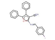 2-[(4-IODOBENZYLIDENE)AMINO]-4,5-<span class='lighter'>DIPHENYL</span>-3-FURONITRILE