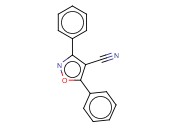 3,5-<span class='lighter'>DIPHENYL</span>-4-ISOXAZOLECARBONITRILE