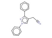 (1,3-<span class='lighter'>DIPHENYL</span>-1H-PYRAZOL-4-YL)-ACETONITRILE