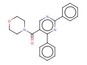 (2,4-<span class='lighter'>DIPHENYL</span>-5-PYRIMIDINYL)(MORPHOLINO)METHANONE