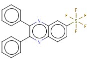2,3-<span class='lighter'>DIPHENYL</span>-6-(PENTAFLUOROSULFANYL)QUINOXALINE