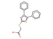 (4,5-<span class='lighter'>DIPHENYL</span>-OXAZOL-2-YLSULFANYL)-ACETIC ACID