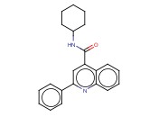 <span class='lighter'>2-PHENYL-QUINOLINE-4-CARBOXYLIC</span> ACID <span class='lighter'>CYCLOHEXYLAMIDE</span>