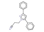 3-(3,5-<span class='lighter'>DIPHENYL</span>-PYRAZOL-1-YL)-PROPIONITRILE
