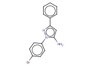 1-(4-BROMOPHENYL)-3-PHENYL-1H-<span class='lighter'>PYRAZOL-5-AMINE</span>