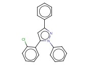 1,3-<span class='lighter'>DIPHENYL</span>-5-(2-CHLOROPHENYL)PYRAZOLE