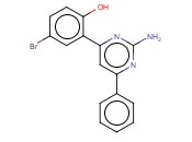 2-(2-AMINO-6-PHENYLPYRIMIDIN-4-YL)-4-<span class='lighter'>BROMOPHENOL</span>
