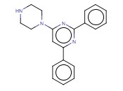 2,4-<span class='lighter'>DIPHENYL</span>-6-PIPERAZIN-1-YL-PYRIMIDINE
