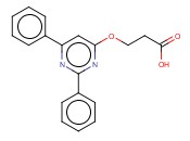 3-(2,6-<span class='lighter'>DIPHENYL</span>-PYRIMIDIN-4-YLOXY)-PROPIONIC ACID