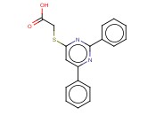 (2,6-<span class='lighter'>DIPHENYL</span>-PYRIMIDIN-4-YLSULFANYL)-ACETIC ACID