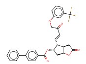 [3-(trifluoromethyl)phenoxy]-1-buten-1-yl]-2H-cyclopenta[b]<span class='lighter'>furan</span>-5-yl <span class='lighter'>ester</span>