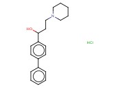 1-联苯基-4-<span class='lighter'>基</span>-3-<span class='lighter'>哌啶</span>-1-<span class='lighter'>基</span>丙烷-1-醇盐酸