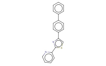 4-(4-BIPHENYLYL)-2-(<span class='lighter'>2-PYRIDYL</span>)THIAZOLE
