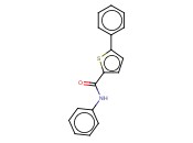 N,5-<span class='lighter'>DIPHENYL</span>-2-THIOPHENECARBOXAMIDE