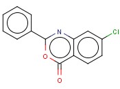 <span class='lighter'>7-CHLORO-2-PHENYL-3,1-BENZOXAZIN-4-ONE</span>