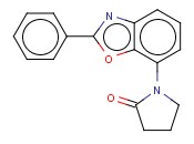 1-(2-PHENYLBENZOXAZOL-7-YL)-2-<span class='lighter'>PYRROLIDONE</span>