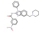 3-硝基-N-[1-苯基-5-(1-哌啶<span class='lighter'>甲基</span>)-1H-<span class='lighter'>苯并咪唑</span>-2-基]苯甲酰胺