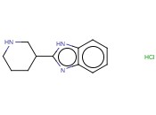2-<span class='lighter'>PIPERIDIN-3-YL</span>-1H-BENZOIMIDAZOLE <span class='lighter'>HYDROCHLORIDE</span>
