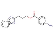 4-氨基苯甲酸 3-(1H-<span class='lighter'>苯并咪唑</span>)-丙酯