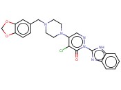 3(2H)-哒嗪酮,2-(1H-<span class='lighter'>苯并咪唑</span>-2-基)-5-[4-(1,3-苯并二噁唑-5-基<span class='lighter'>甲基</span>)-1-哌嗪基]-4-<span class='lighter'>氯</span>-