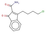 3-(4-CHLOROBUTYL)-1-OXO-1H-<span class='lighter'>INDENE</span>-2-CARBOXAMIDE