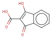 3-HYDROXY-1-OXO-1H-<span class='lighter'>INDENE</span>-2-CARBOXYLIC ACID