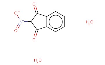2-硝基茚满-1,3-<span class='lighter'>二</span>酮<span class='lighter'>二水</span>