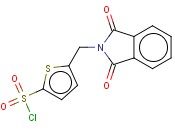 2-噻吩磺酰<span class='lighter'>氯</span>，5-[（1,3-二氢-1,3-二氧代-2H-异<span class='lighter'>吲哚</span>-2-基）甲基]-