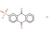 ANTHRAQUINONE-2-SULFONIC ACID, <span class='lighter'>THALLIUM</span> SALT