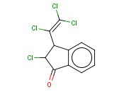 2-CHLORO-3-(TRICHLOROVINYL)-1-<span class='lighter'>INDANONE</span>
