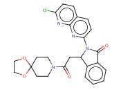 2-(7-<span class='lighter'>氯</span>-1,8-二氮萘-2-基)-3-[2-(1,4-二氧-8-氮杂螺[4.5]庚-8-基)-2-氧代乙基]-3H-异<span class='lighter'>吲哚</span>-1-<span class='lighter'>酮</span>