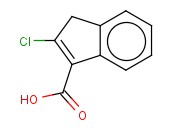 2-CHLORO-1H-<span class='lighter'>INDENE</span>-3-CARBOXYLIC ACID