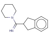1-(2,3-DIHYDRO-1H-<span class='lighter'>INDENE</span>-2-CARBOXIMIDOYL)PIPERIDINE