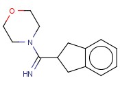 4-(2,3-DIHYDRO-1H-<span class='lighter'>INDENE</span>-2-CARBOXIMIDOYL)MORPHOLINE