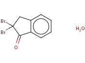 2,2-DIBROMO-1-<span class='lighter'>INDANONE</span> HYDRATE