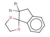 2,2-DIBROMO-1-<span class='lighter'>INDANONE</span> ETHYLENE KETAL