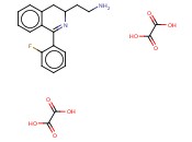 2-[1-(2-氟苯基)-3,4-二<span class='lighter'>氢</span>异喹啉-3-基]乙胺二<span class='lighter'>乙</span>二<span class='lighter'>酸</span><span class='lighter'>酯</span>