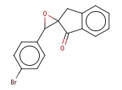 2-(4-BROMOPHENYL)SPIRO[OXIRANE3,2'-(1'-<span class='lighter'>INDANONE</span>)]