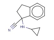 1-(CYCLOPROPYLAMINO)-2,3-DIHYDRO-1H-<span class='lighter'>INDENE</span>-1-CARBONITRILE