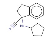 1-(CYCLOPENTYLAMINO)-2,3-DIHYDRO-1H-<span class='lighter'>INDENE</span>-1-CARBONITRILE