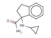 1-(CYCLOPROPYLAMINO)-2,3-DIHYDRO-1H-<span class='lighter'>INDENE</span>-1-CARBOXAMIDE