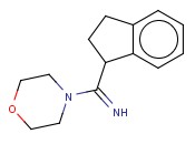 4-(2,3-DIHYDRO-1H-<span class='lighter'>INDENE</span>-1-CARBOXIMIDOYL)MORPHOLINE