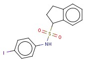 N-(3-<span class='lighter'>茚</span>满)磺酰基(4-碘)苯胺