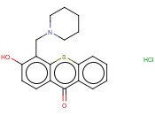 <span class='lighter'>3-HYDROXY-4-PIPERIDINOMETHYLTHIOXANTHONE</span> <span class='lighter'>HYDROCHLORIDE</span>